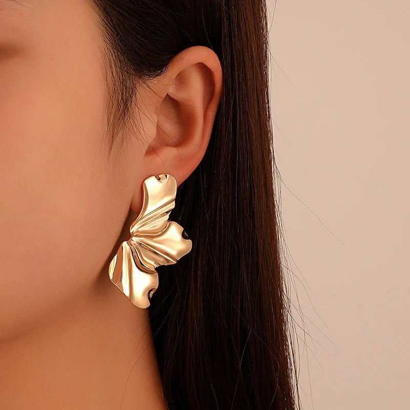 Chic Half Flower Stud earring