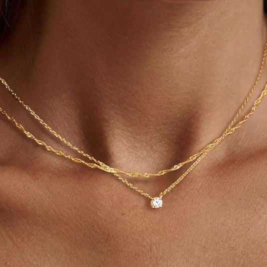Tewiky Diamond Necklace for Women