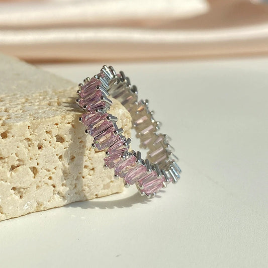 Classic Baguette Cubic Zirconia Ring