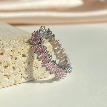 Classic Baguette Cubic Zirconia Ring