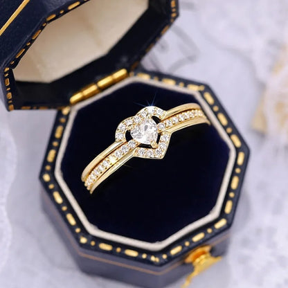 Sterling Heart Silver Ring